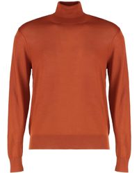 Saint Laurent - Wool Turtleneck Sweater - Lyst
