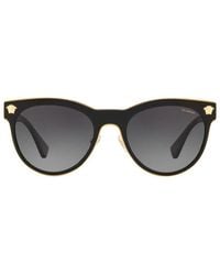 Versace - Sunglasses Cat Eye Full Rim, Frame And Light Gradient Dark Lens Ve21981002T3 - Lyst