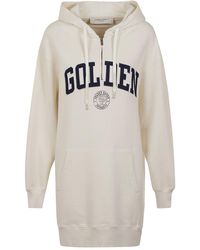 Golden Goose - Journey W`S Sweatshirt Hoodie Dress W/Zip - Lyst
