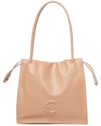 Coccinelle - Logo Embossed Drawstring Tote Bag - Lyst
