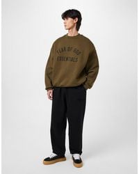 Fear Of God - Essentials Logo Crewneck Sweatshirt Clothing Knitwear - Lyst