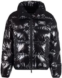 DSquared² - Glossy Nylon Down Jacket With Pockets For - Lyst