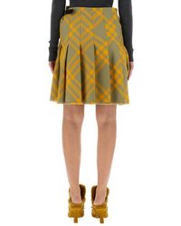 Burberry - Wool Blend Kilt - Lyst