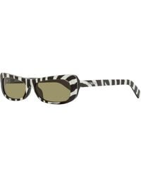 Jacquemus - Capri Rectangular Sunglasses Jac55S 008 55Mm Plastic (Acetate) - Lyst