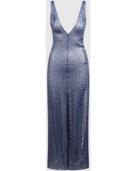 Missoni - Crochet-Knit Lurex Maxi Dress - Lyst