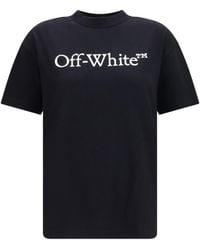 Off-White c/o Virgil Abloh - Big Logo Bookish T-Shirt - Lyst