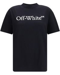 Off-White c/o Virgil Abloh - Big Logo Bookish T-Shirt - Lyst