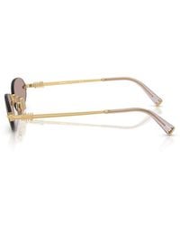 Miu Miu - Miu Sunglasses Metal Eyewear - Lyst