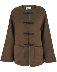 Rohe - Jacket With Front Toggle Closure - Lyst