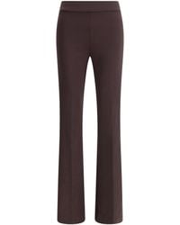 Avenue Montaigne - Flare Stretchy Pants Elastane; Polyamide - Lyst