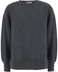 Semicouture - V-Neck Pullover Cashmere Wool Tops - Lyst