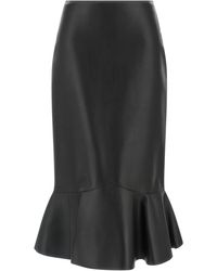 Fendi - Nappa Skirt - Lyst