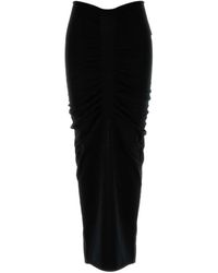 Alexander Wang - Ruched Maxi Skirt - Lyst