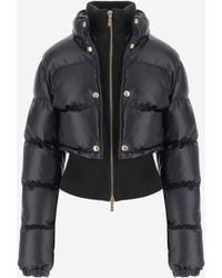 Just Cavalli - Quilted Down Jacket Polyester Puffer - Lyst