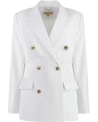 Michael Kors - Double-Breasted Jacket - Lyst
