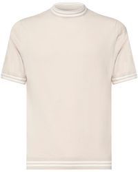 Eleventy - Cotton T-Shirt<Br - Lyst