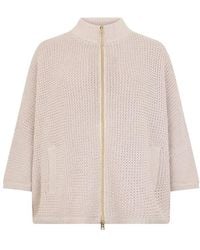 Herno - Oversized Knitted Cardigan - Lyst