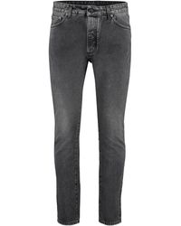 Palm Angels - Straight-Leg Jeans With Maxi Logo Cotton Regular - Lyst
