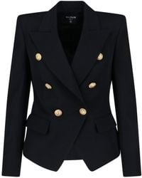 Balmain - Jackets Virgin Wool - Lyst