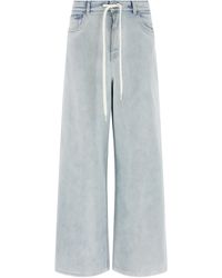 MM6 by Maison Margiela - Drawstring Jeans Cotton - Lyst