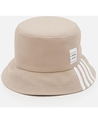 Thom Browne - Cotton Bucket Hat With 4Bar - Lyst