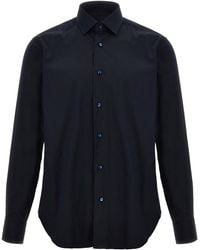 Barba Napoli - Stretch Cotton Poplin Shirt - Lyst