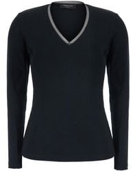 Fabiana Filippi - Sweater Crew Neck Cotton T-Shirts & Jerseys - Lyst