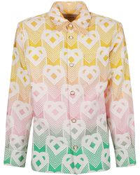 Casablancabrand - Jacquard Shacket Shirt - Lyst