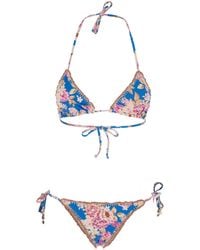 Anjuna - Bikini Reversible With Crochet Trim Polyamide Elastane Beachwear - Lyst