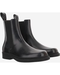 Bottega Veneta - Boots Chelsea Ben Leather Calfskin - Lyst