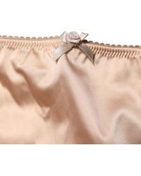 Dolce & Gabbana - Silk Blend High Waist Girdle Panty Underwear Elastane Clothing - Lyst