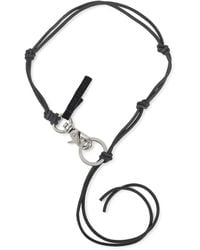 Our Legacy Udon Ladon Leather Keychain in Black for Men | Lyst