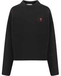 Ami Paris - Ami Alexandre Mattiussi Jersey With Logo - Lyst