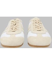 Dries Van Noten - Leather Sneakers With Suede Details Trainers - Lyst