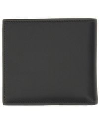 McQueen - Bifold Wallet With Logo Main: Calf Skin & Purses - Lyst