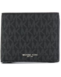 Michael Kors - Logo-print Foldover Wallet - Lyst