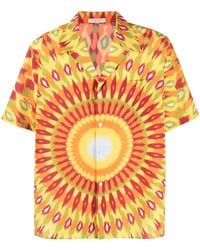Valentino - Graphic-Print Shirt - Lyst