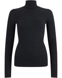 Agolde - Turtleneck Sweater, Ribbed Knit, Polyester - Lyst
