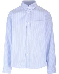 Givenchy - Striped Button-down Shirt - Lyst