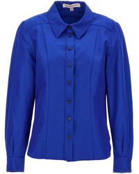 Carolina Herrera - Cotton And Viscose Blend Tailored Shirt - Lyst