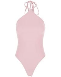 Jacquemus - One-Piece Swimsuit V-Neck - Lyst