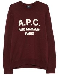 A.P.C. - Sweater Virgin Wool Jumpers - Lyst