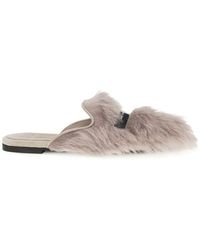 Dolce & Gabbana - Lamb Ovis Aries Mules - Lyst