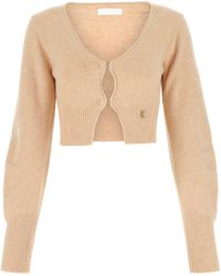 Low Classic - Antiqued Acrylic Blend Cardigan - Lyst