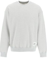 Jil Sander - Oversized French Terry Sweatshirt - Lyst