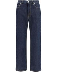 Fendi - Straight-Leg Jeans Dark Denim - Lyst