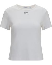 Off-White c/o Virgil Abloh - Off Stamp T-Shirt - Lyst