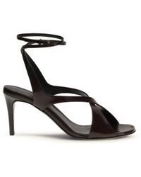 KHAITE - Liria Sandals Calf Leather Bos Taurus - Lyst