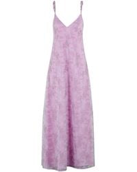 Emporio Armani - Maxi Dress With V-Neckline - Lyst