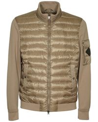 Herno - Logo Patch Quilted Jacket - Lyst